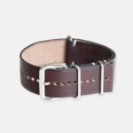 Bracelet de Montre Nato - Cuir de Veau Marron