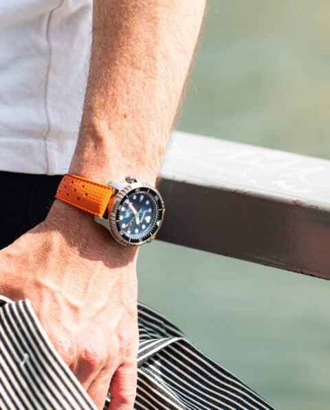 Bracelet de montre TROPIC Caoutchouc Orange