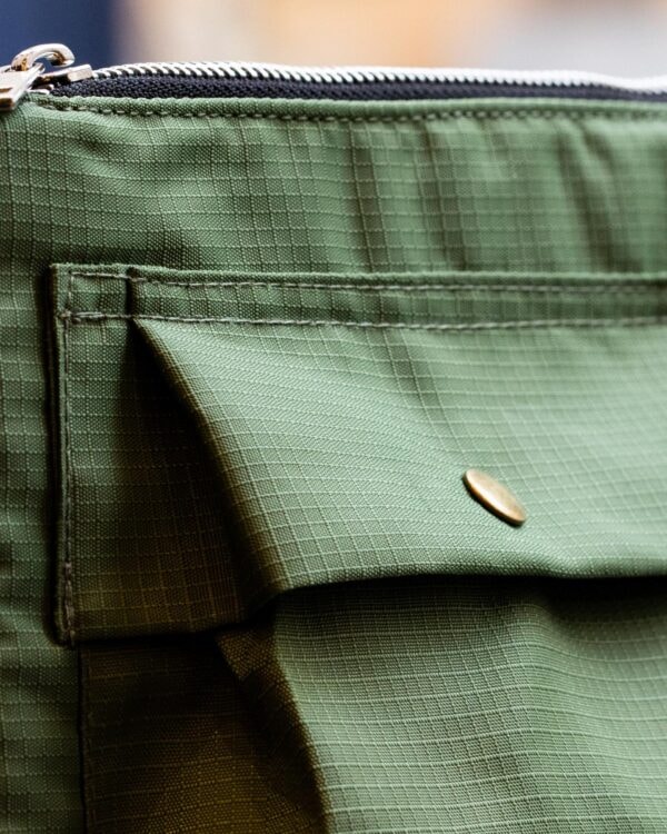 Pochette d'ordinateur - Nylon vert militaire