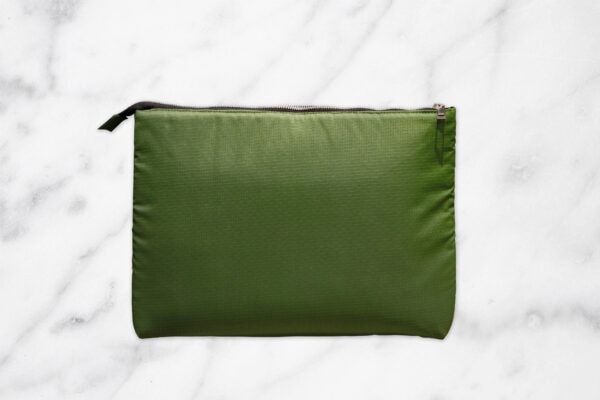 Pochette d'ordinateur - Nylon vert militaire