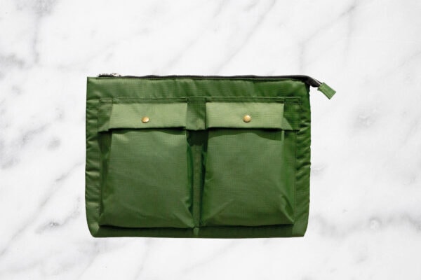 Pochette d'ordinateur - Nylon vert militaire