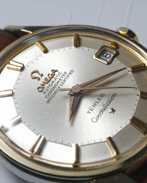 Omega Constellation Pie Pan Or/Acier 165.002