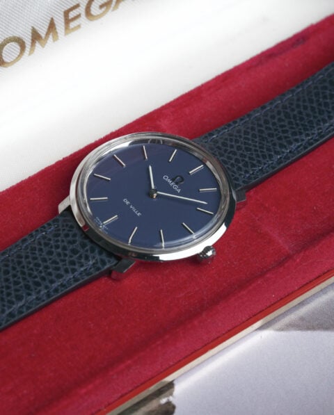 OMEGA DE VILLE CADRAN BLEU