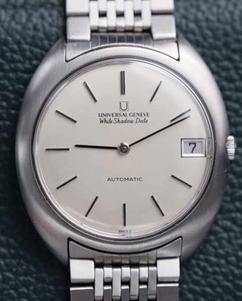 UNIVERSAL GENEVE WHITE SHADOW DATE