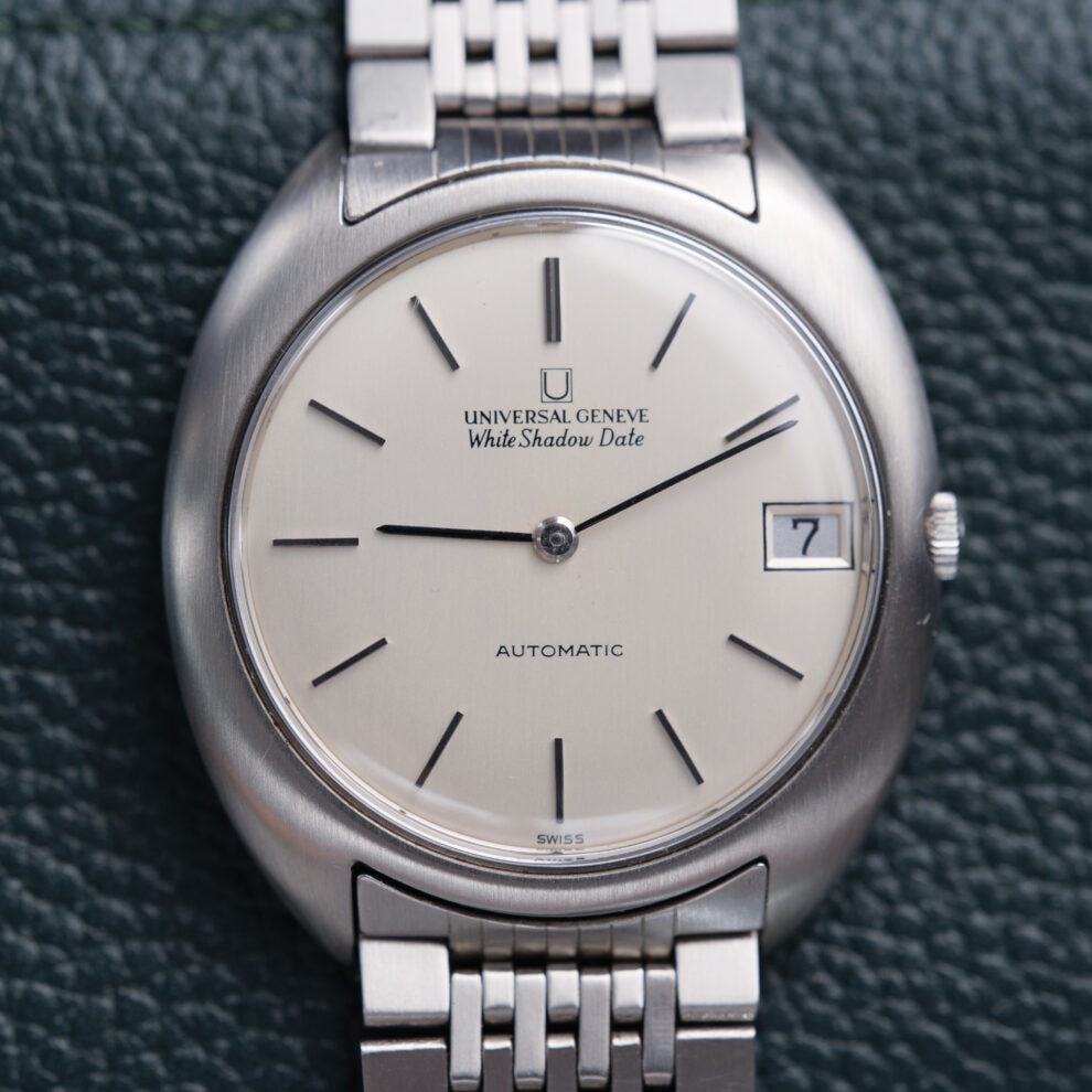 UNIVERSAL GENEVE WHITE SHADOW DATE