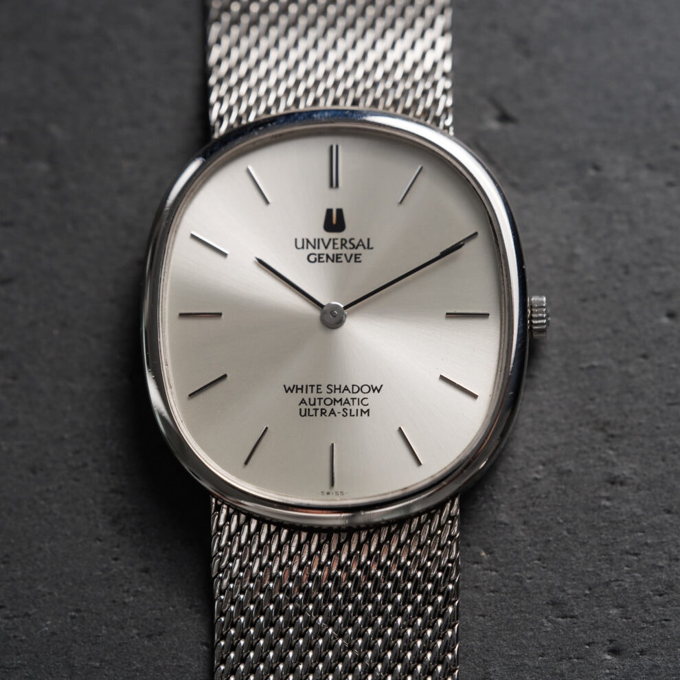 UNIVERSAL GENEVE WHITE SHADOW ULTRA SLIM ARGENTE