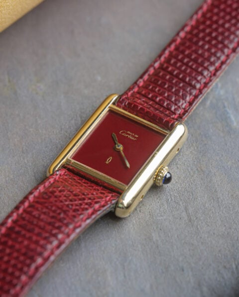 Cartier Tank Must Burgundy