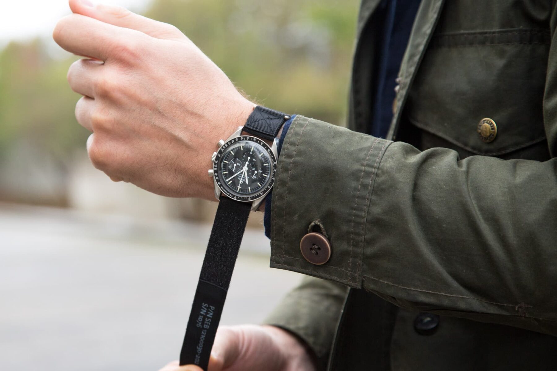 38/40/41mm VELCRO COTTON Watch strap Grey color for watch Fireboltt Smart  watches