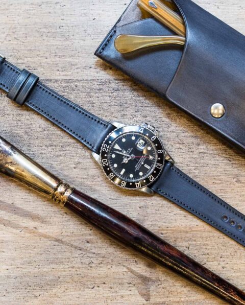 Joseph Bonnie : Nouveaux bracelets de montres en lin et cuir de veau