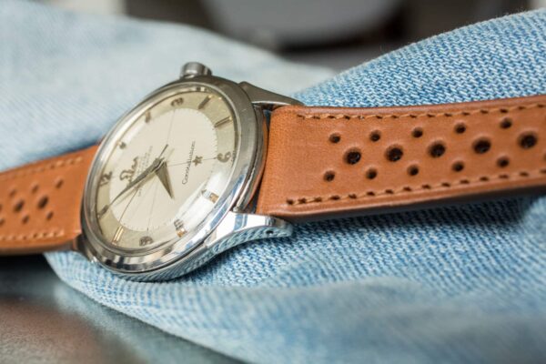 Bracelet de montre rallye - veau marron