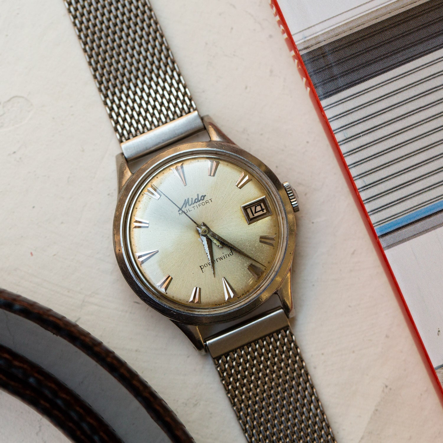 Vintage Watch Mido Multifort Powerwind - Serviced with Warranty