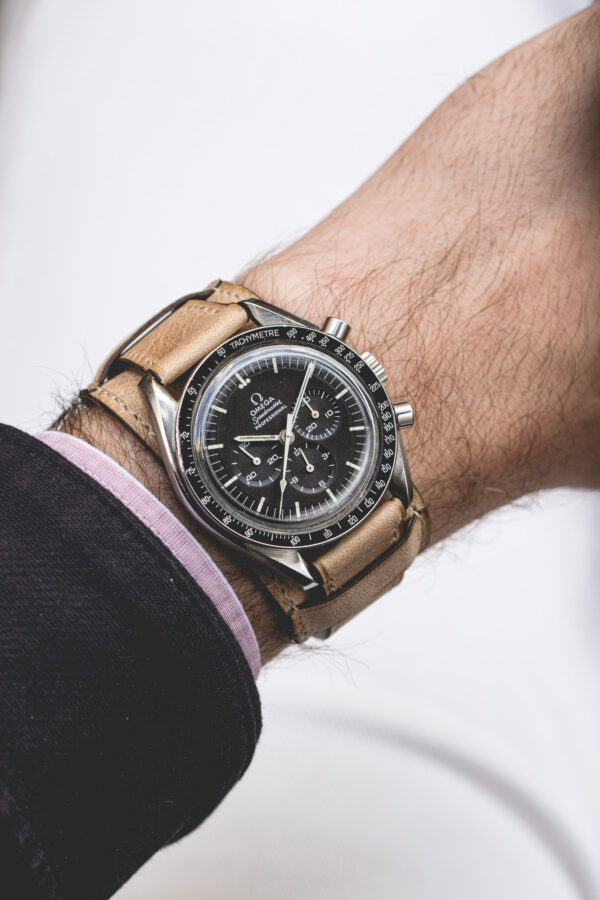 Bracelet montre Bund - Cuir vieilli beige