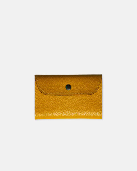 ZIPPED CARD HOLDER IN GRAINED LEATHER WITH STRAP – Suit Negozi Eu