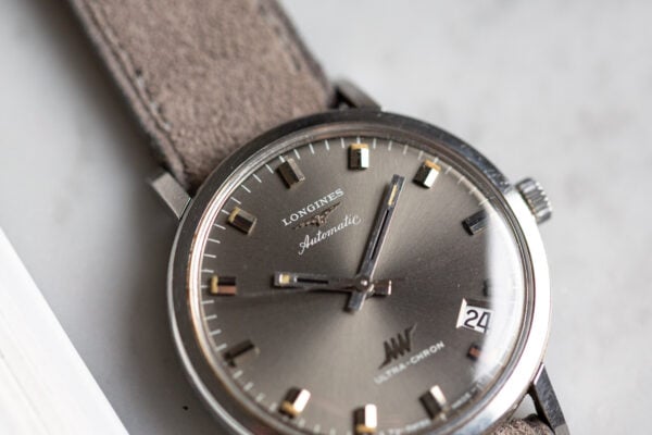 Longines Ultra-Chron Grey Dial Vintage Watch